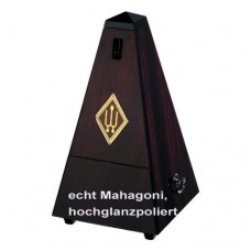 Metronom, Wittner, System Mälzel, Holz, mit Glocke, Mahagini, Nussbaum oder Weiß