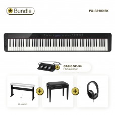 Casio Privia PX-S3100 BK Digitalpiano Deluxe Set