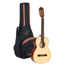 ORTEGA R121G-3/4 Konzertgitarre 6-Saiter in Mahagoni Gloss Natur mit Bag