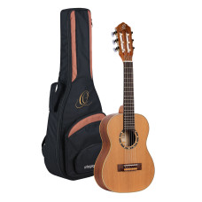 ORTEGA 1/4 Konzertgitarre 6-Saiter in Zeder / Mahagoni mit Tasche
