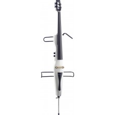 4/4 E- Cello mit Tasche in weiss, Silent