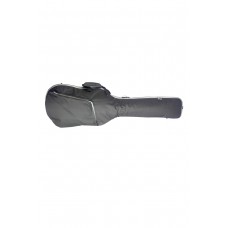 Tasche für 3/4 E-Gitarre, 10 mm Polsterung, grau-schwarz