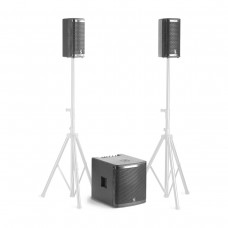 Lautsprecher-Set mit 1 x 700-Watt 12" Subwoofer und 2 x 350-Watt 6.5" Satelliten