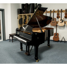 Steinway Sons Flügel Modell A 188, gerbaucht, schwarz Hochglanz