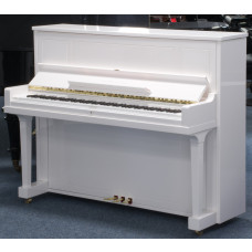 Steinway & Sons Klavier, 118 cm, weiß Hochglanz, Baujahr 1975