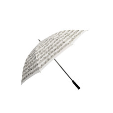 Regenschirm gross, Notenzeilen, sehr stabil, 120 cm Stockschirm
