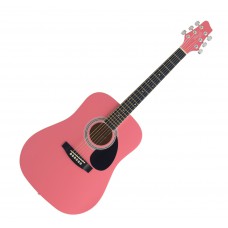 Westerngitarre Stagg SW201, 3/4 Pink
