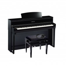 Yamaha CLP-775 PE E-Piano Clavinova Schwarz poliert im Set