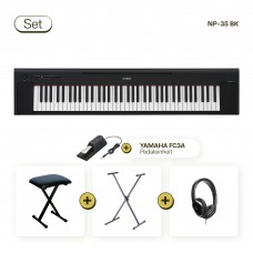 Yamaha NP-35 Piaggero schwarz im Komplett-Set