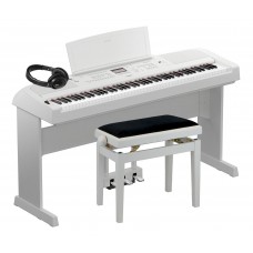Yamaha DGX670 weiß, Deluxe Bundle