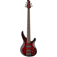Yamaha E-Bass TRBX 605FM DRB Dark Red Burst elektrische Bassgitarre 5 saiter