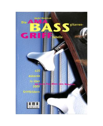 Die AMA-Bassgitarren-Grifftabelle