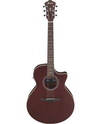 IBANEZ AE 6-Saiter in Burgundy Flat