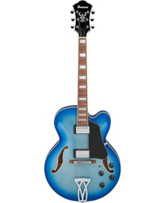 IBANEZ Artcore 6-Saiter in Jet Blue Burst AF75-JBB