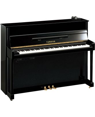 Yamaha B2 SC3 Silent Klavier schwarz, Ansicht: schräg frontal