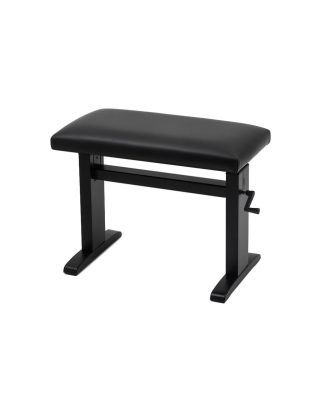 Kurbelbank B8 schwarz matt, Kunstleder schwarz