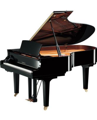 Yamaha C5X SH3 Silent Flügel - Schwarz poliert