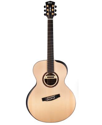 CORT Westerngitarre Cut Craft in Natur mit Preamp inklusive Koffer