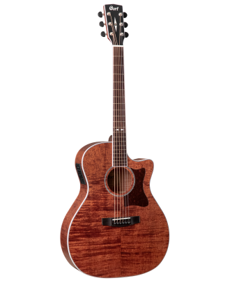 CORT Westerngitarre GA5F-FMH in Open Pore mit Preamp
