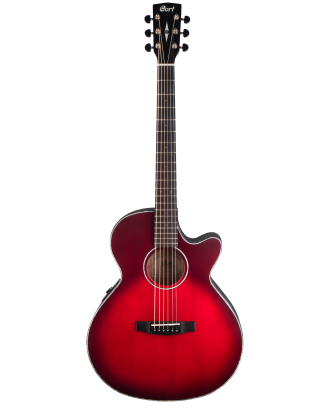 CORT Westerngitarre SFX-E in Transparent Wineburst mit Preamp