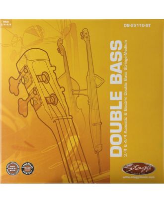 Saitensatz für Kontrabass, 3/4 und 4/4, DB-55110-ST