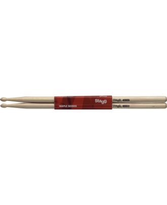 Ahorn Sticks, 5B, Holztip, 1 Paar Drumsticks, Schlagzeugstöcke