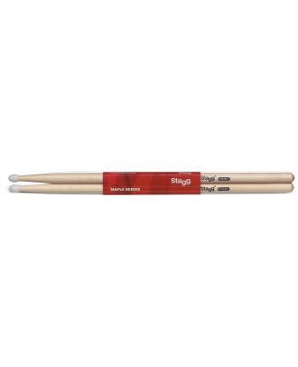 Ahorn Sticks 5BN - Nylontip, 1 Paar Drumsticks, Schlagzeugstöcke