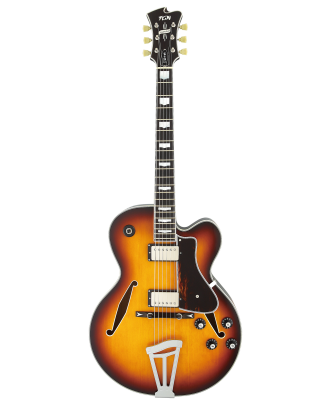 FGN E-Gitarre Masterfield Jazz in Jazz Burst