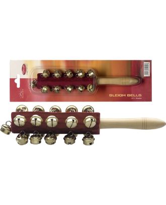Jingle-Stick m. 21 Schellen, Schlittenglocken