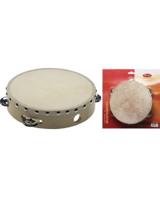 8" Vorgestimmtes Holz-Tambourin 1 Schellenring