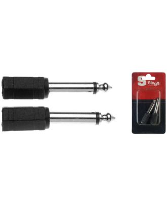 Adapter, Stereobuchse/ Monoklinke - 2 Stück im Blister