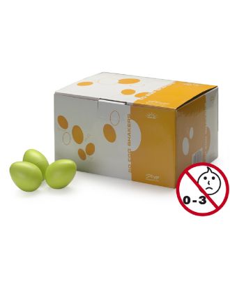 Schütteleier Box in grün matt, 50 Stück Egg Shaker, Rasselei