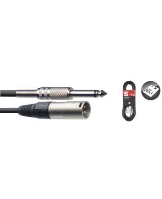Deluxe Audiokabel - M XLR/Klinke - 3 Meter