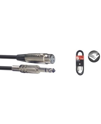 Deluxe Audiokabel - Fr. XLR/Stereoklinke - 6 m