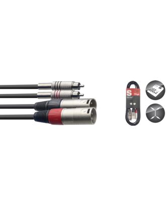 Twinkabel - mit XLR und mit Cinch