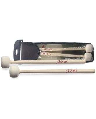 1 Paar Paukenschlegel mit Filzkopf, rund, Durchmesser 50 mm, Mallets