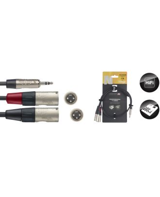 1M/3F SPLIT miniST PL-2XLRm DL