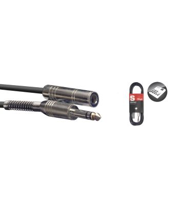 S Serie, Deluxe stereo Audiokabel - stereo M Klinke / stereo F Klinke