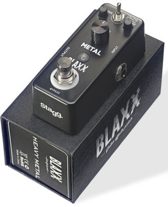 e-Gitarren mini Effektpedal Heavy Metal