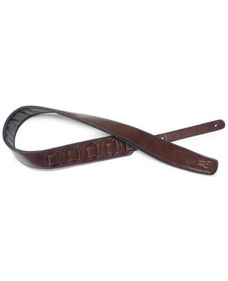 GItarrengurt, braun, Lederimitat
