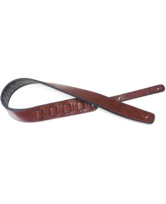 Gitarrengurt, rot, Lederimitat