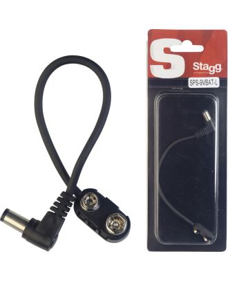 Batterie Adapter, 15cm DC Powerkabel, für 9V Batterie für Effektgeräte