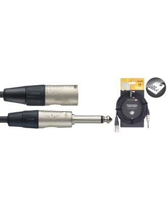 1M/3FT AUDIO CBL PLG-XLRm DLX