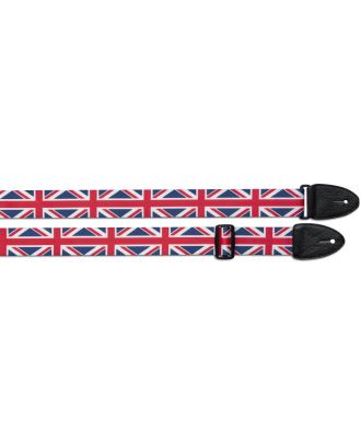 TERYLENE GUIT STRAP/UK FLAG