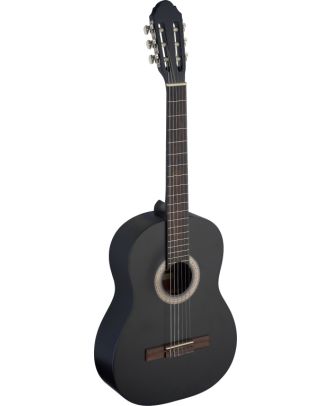 4/4 Konzert Gitarre schwarz matt, Klassikgitarre