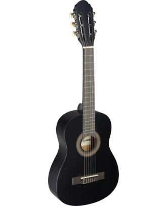 1/4 Konzertgitarre schwarz matt
