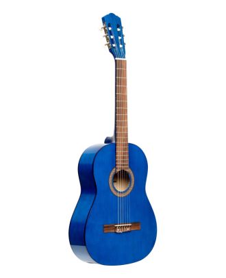 4/4 klassische Gitarre mit Lindendecke, blau