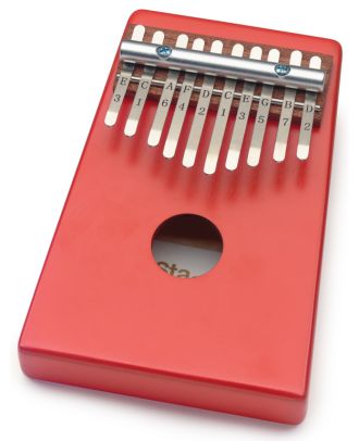 Kinder Kalimba mit 10 Zungen, Rot