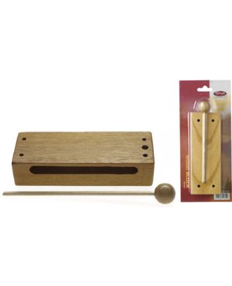 Kleiner Thai Block aus Holz m. Schlegel