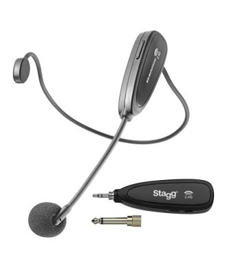 2.4 GHZ Funk-Headset Mikrofon-Set (mit Sender und Empfänger)